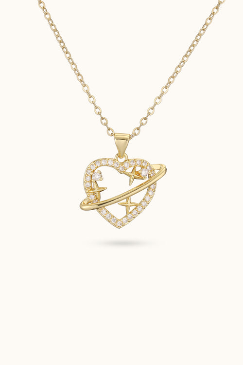 Heart Star Pendant Necklace