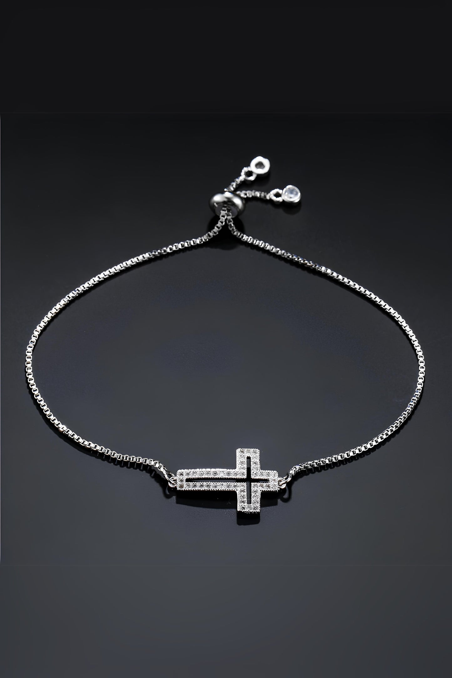 Hollow Cross Adjustable Bracelet