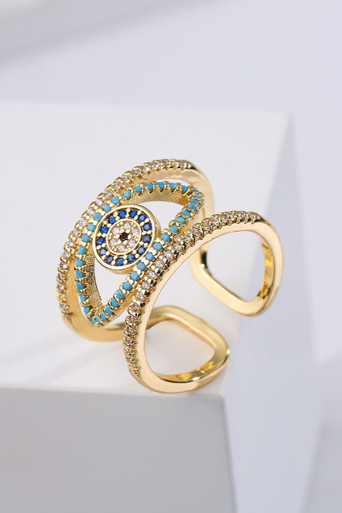 Hollow Design Demon Eye Open Ring