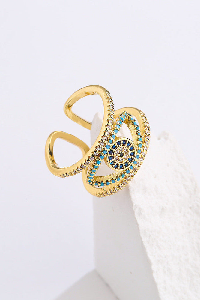Hollow Design Demon Eye Open Ring