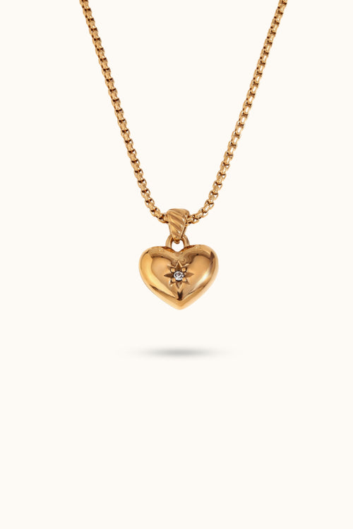 Horn Heart Necklace