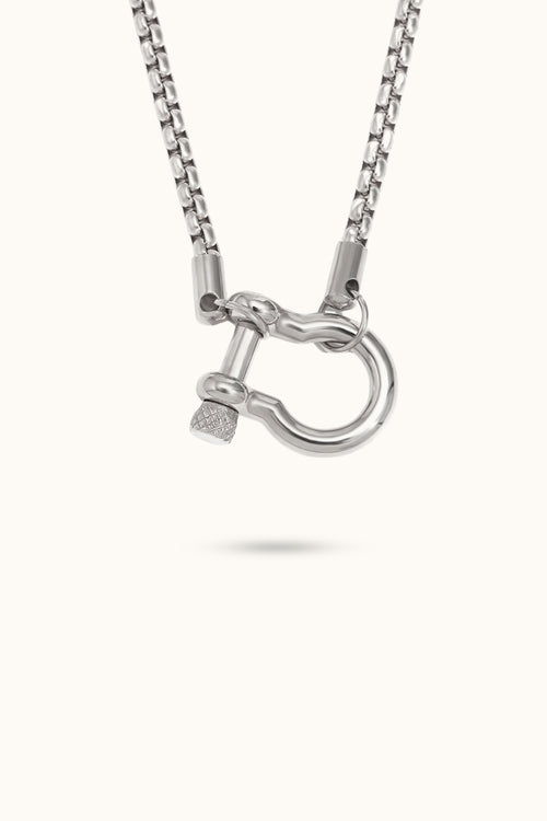 Horseshoe Buckle Pendant Necklace