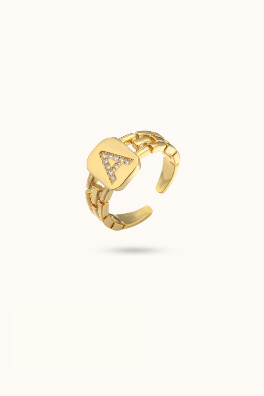 Initial Letter Diamond Ring
