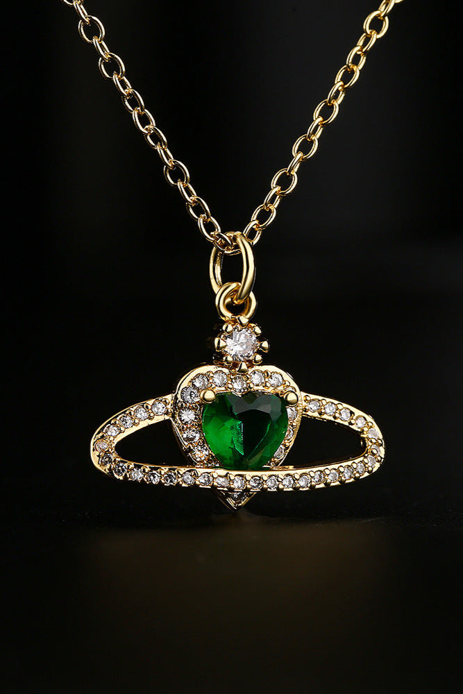 Love Planet Pendant Necklace