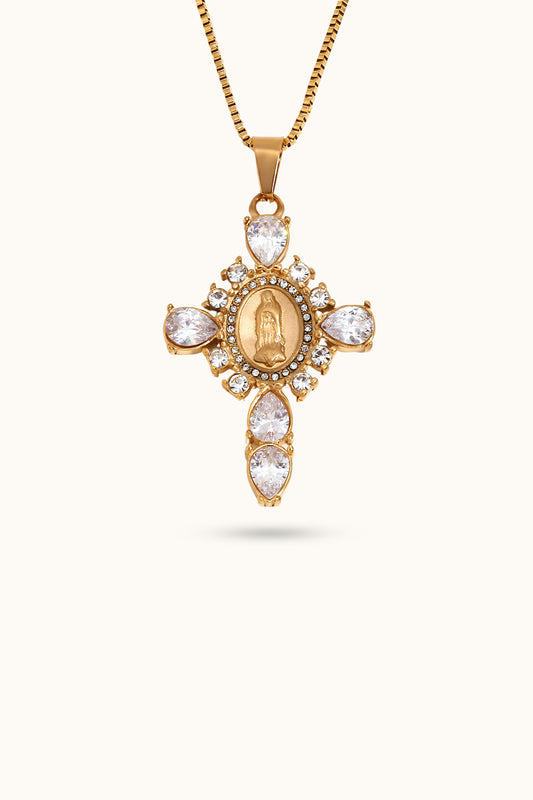 Maria Cross Necklace