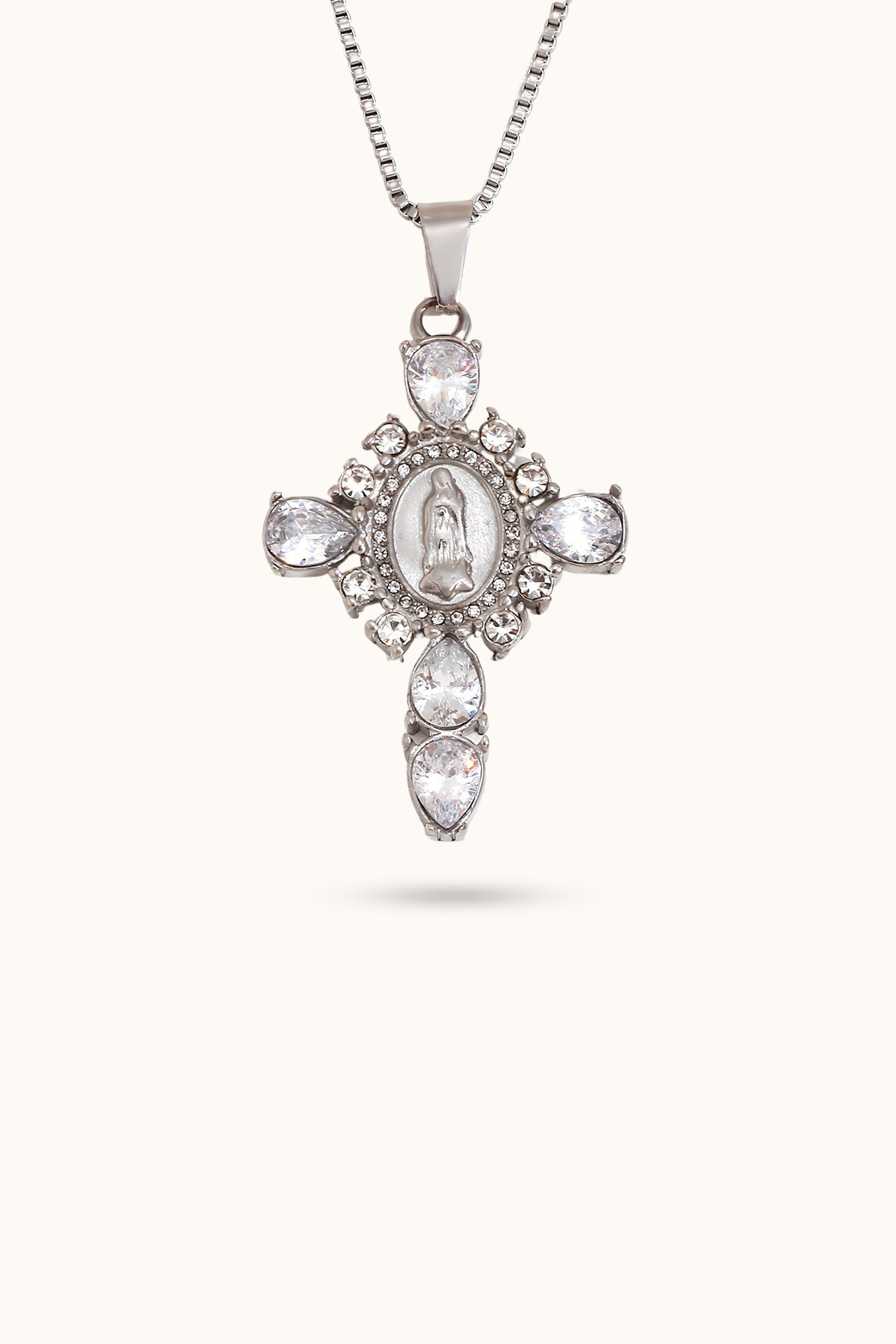 Maria Cross Necklace