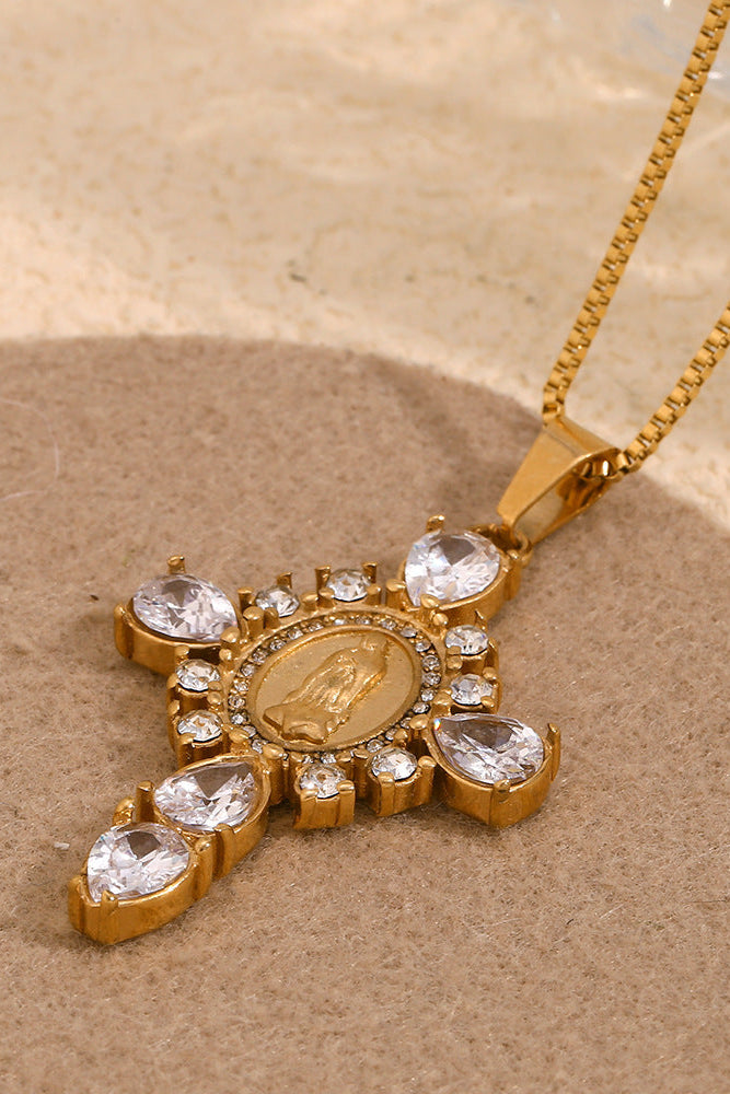Maria Cross Necklace