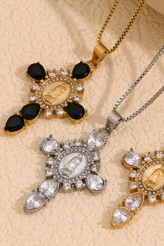 Maria Cross Necklace