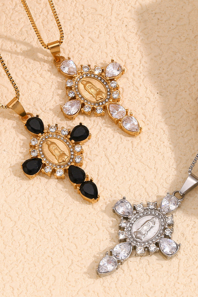 Maria Cross Necklace