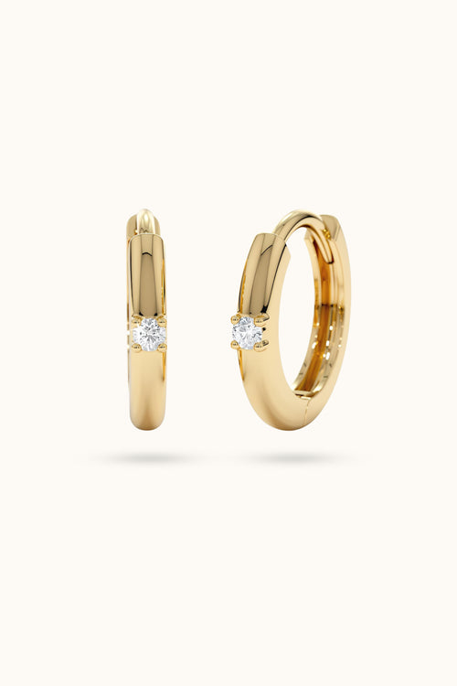 Mini Diamond Huggies