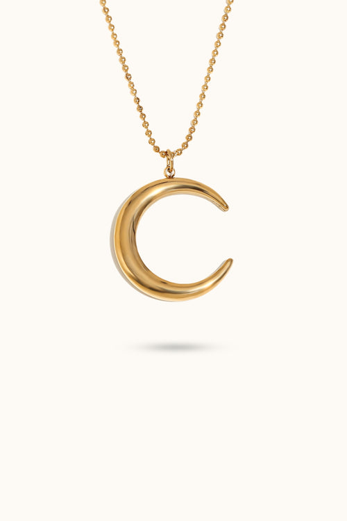 Moon Pendant Necklace