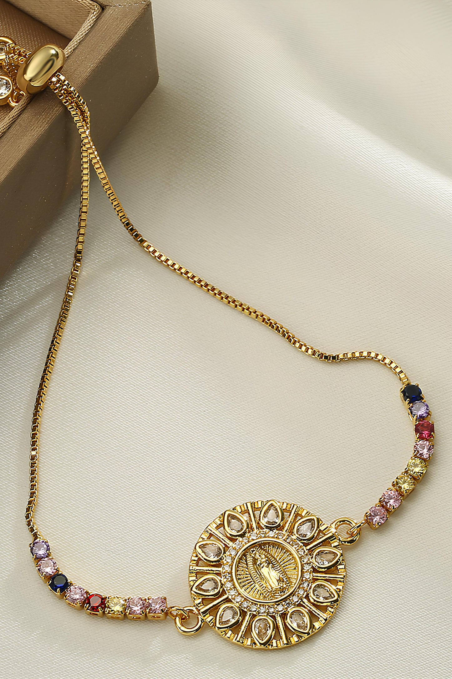 Our Lady of Radiance Diamond Adjustable Bracelet