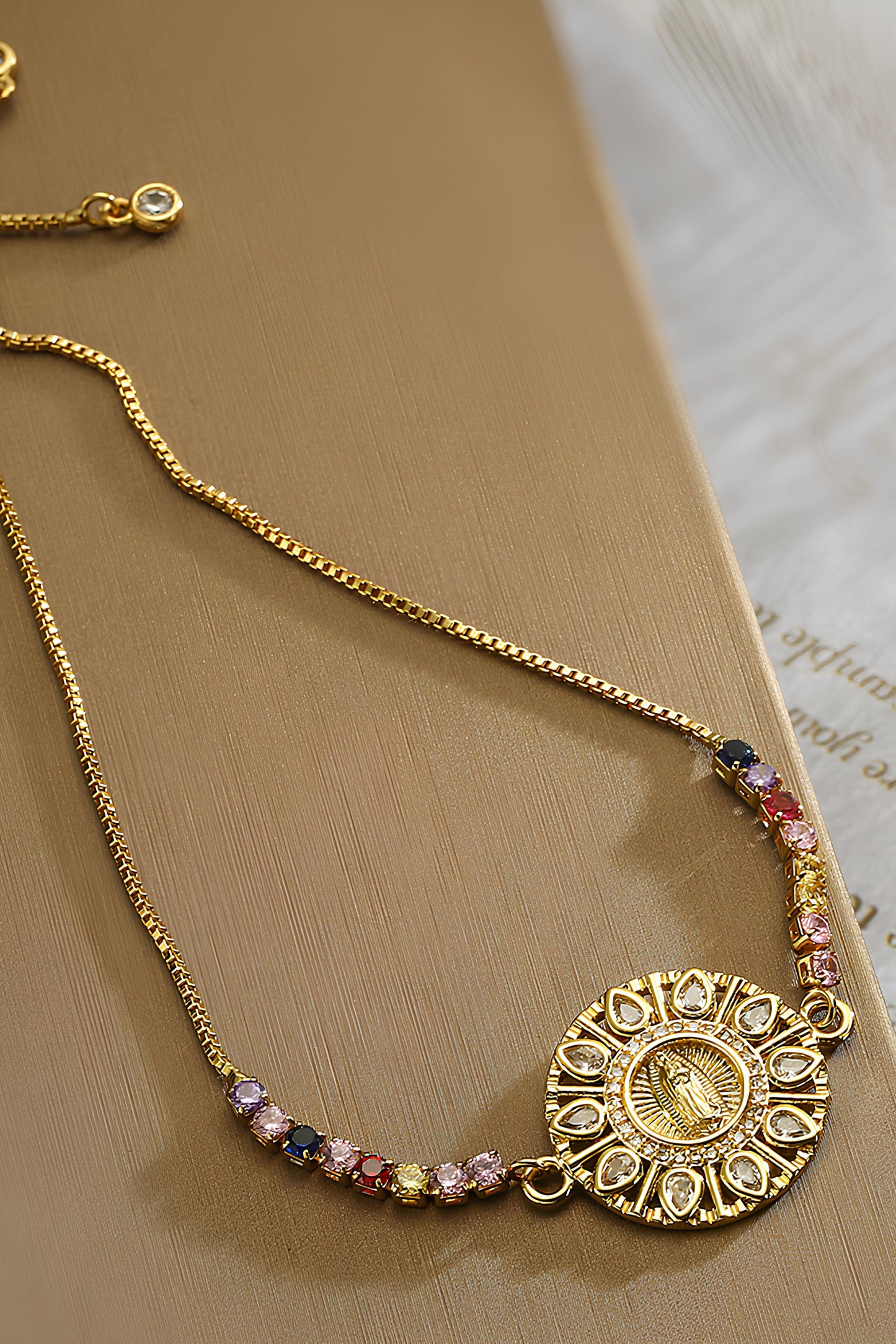 Our Lady of Radiance Diamond Adjustable Bracelet