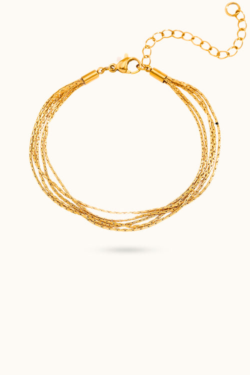 Overlapping tassel necklace