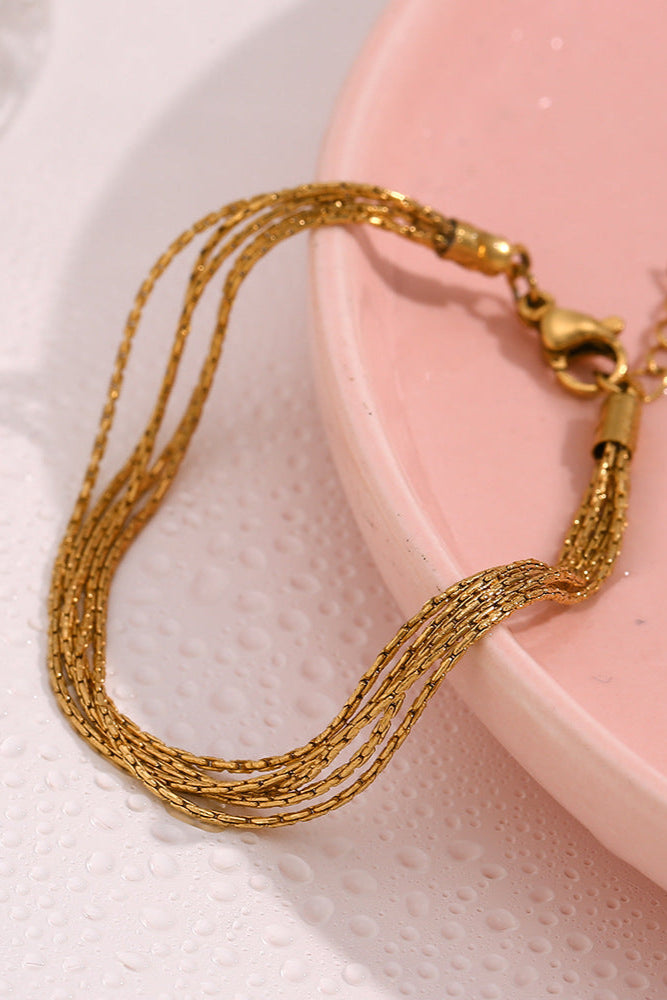 Overlapping tassel necklace