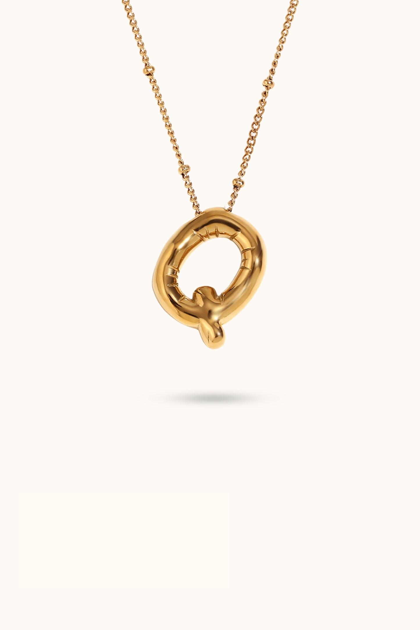 Name Party Ballon Initial Necklace