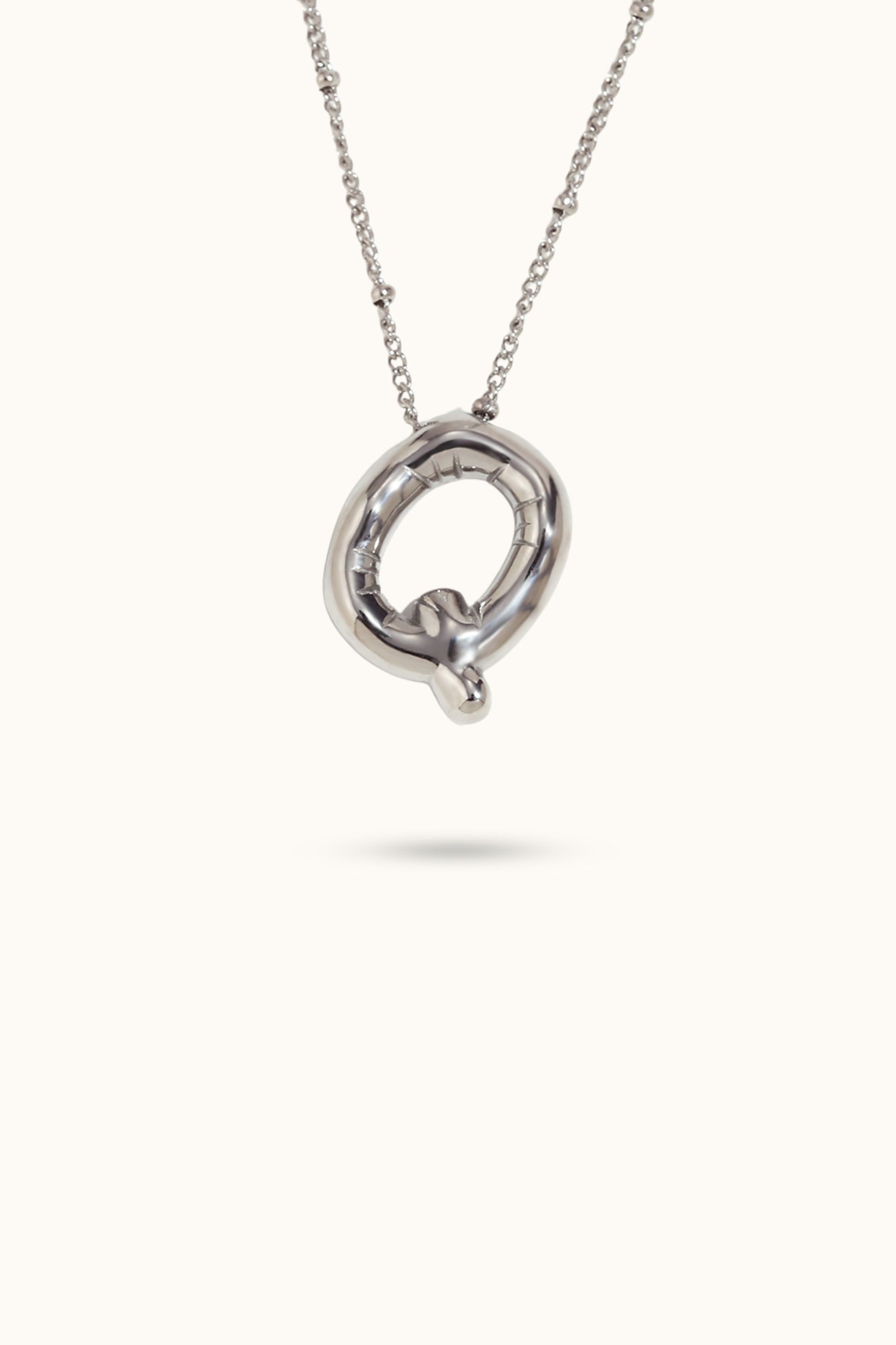Name Party Ballon Initial Necklace