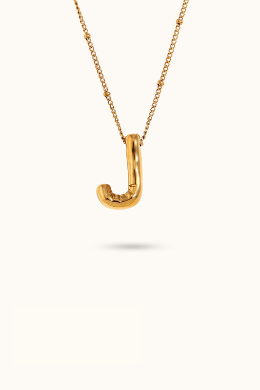 Name Party Ballon Initial Necklace
