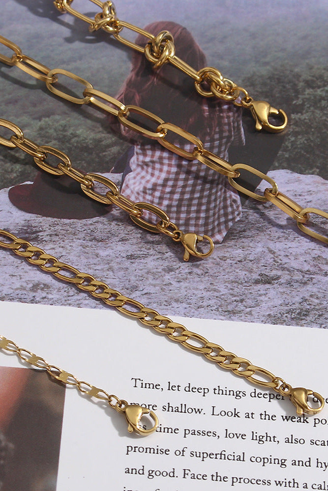 4mm Buckle Chain Necklace