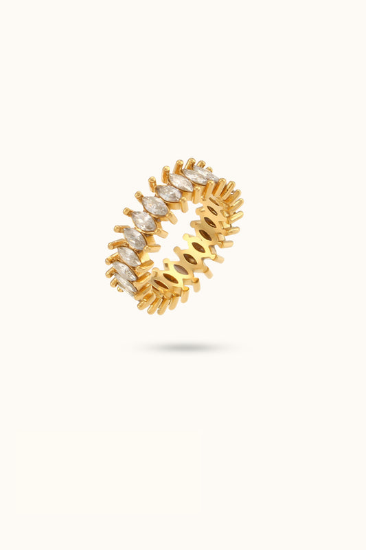 Round Marquise Diamond Ring