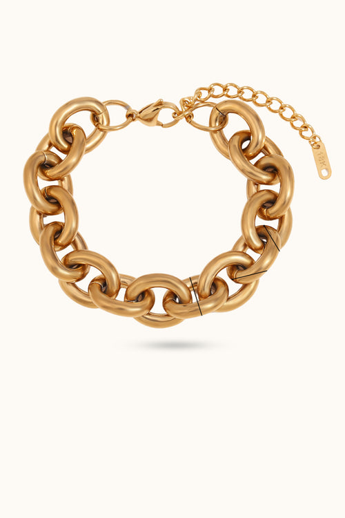 Round thick chain Bracelet