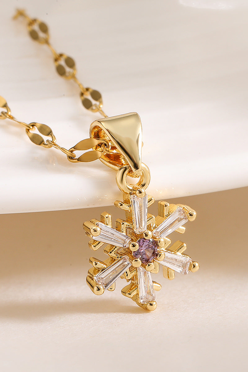 Snowflake Pendant Necklace