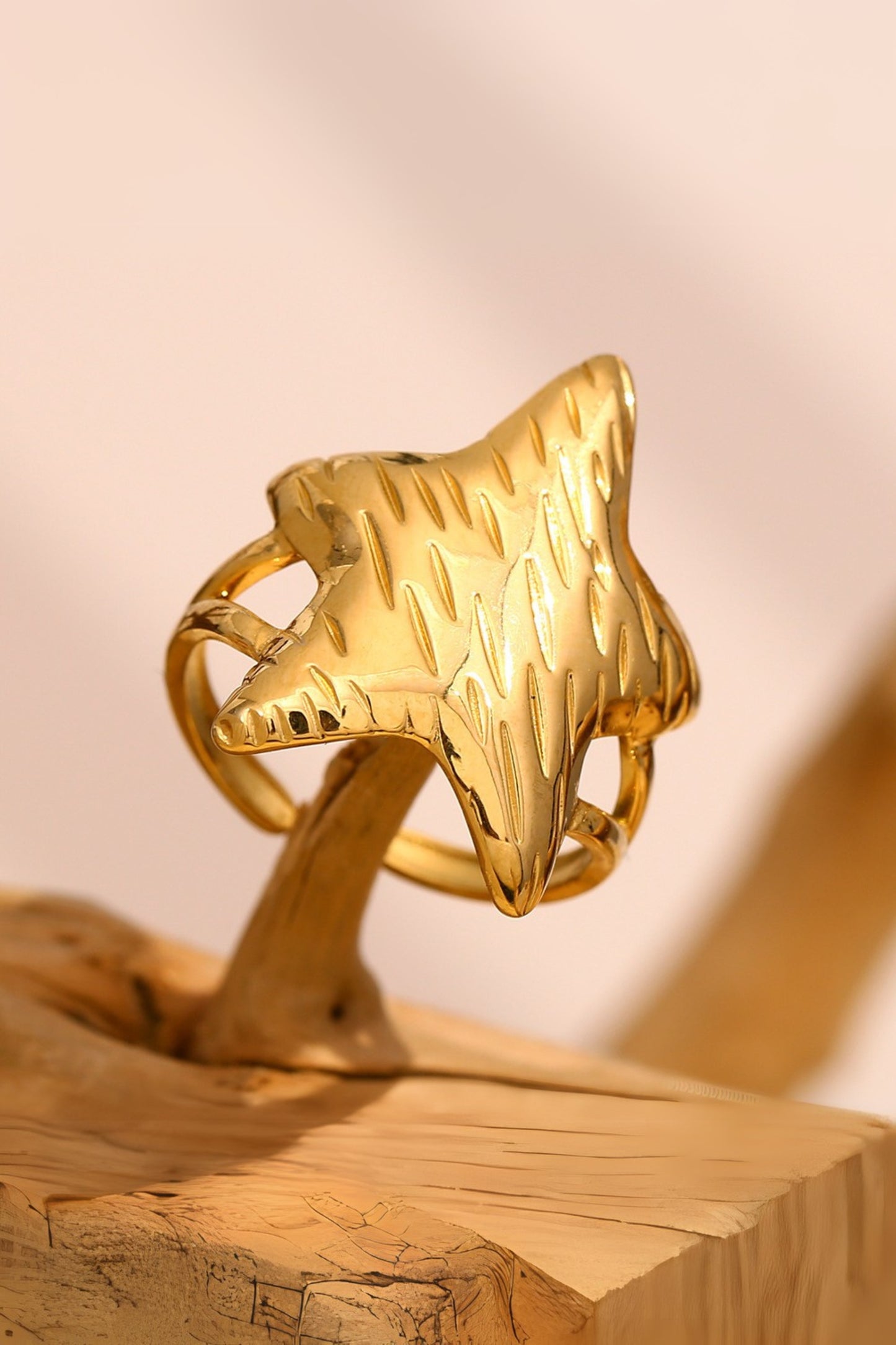 Starfish Pattern Ring