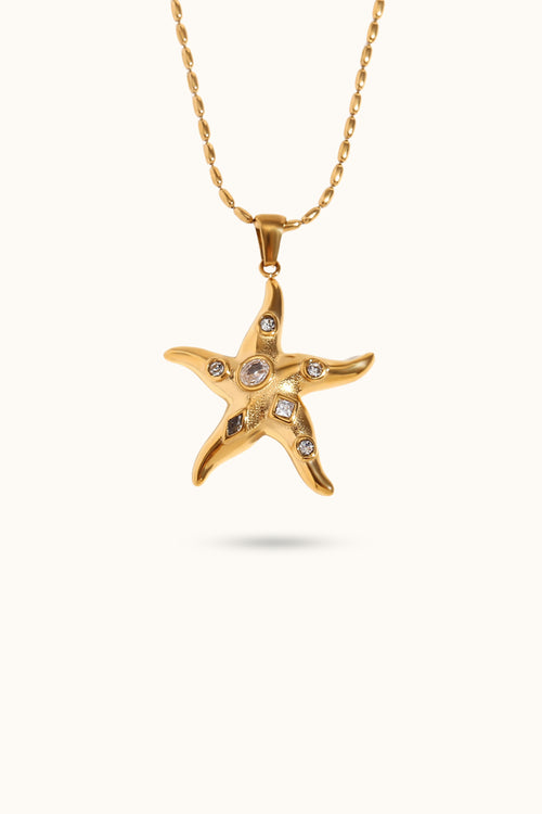 Starfish pendant necklace