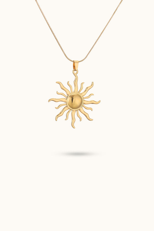 Sun Cycle Pendant Necklace