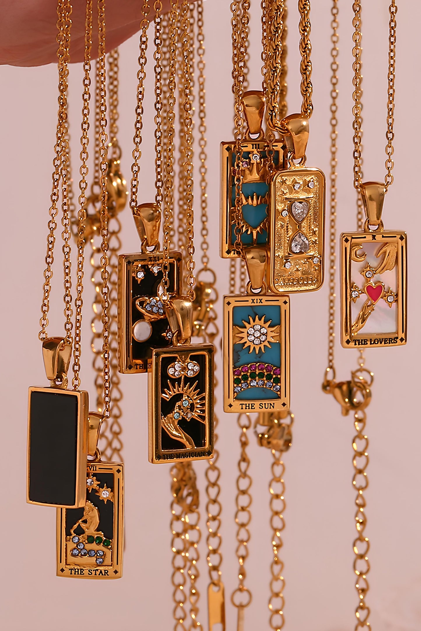 Tarot Card Necklace V1