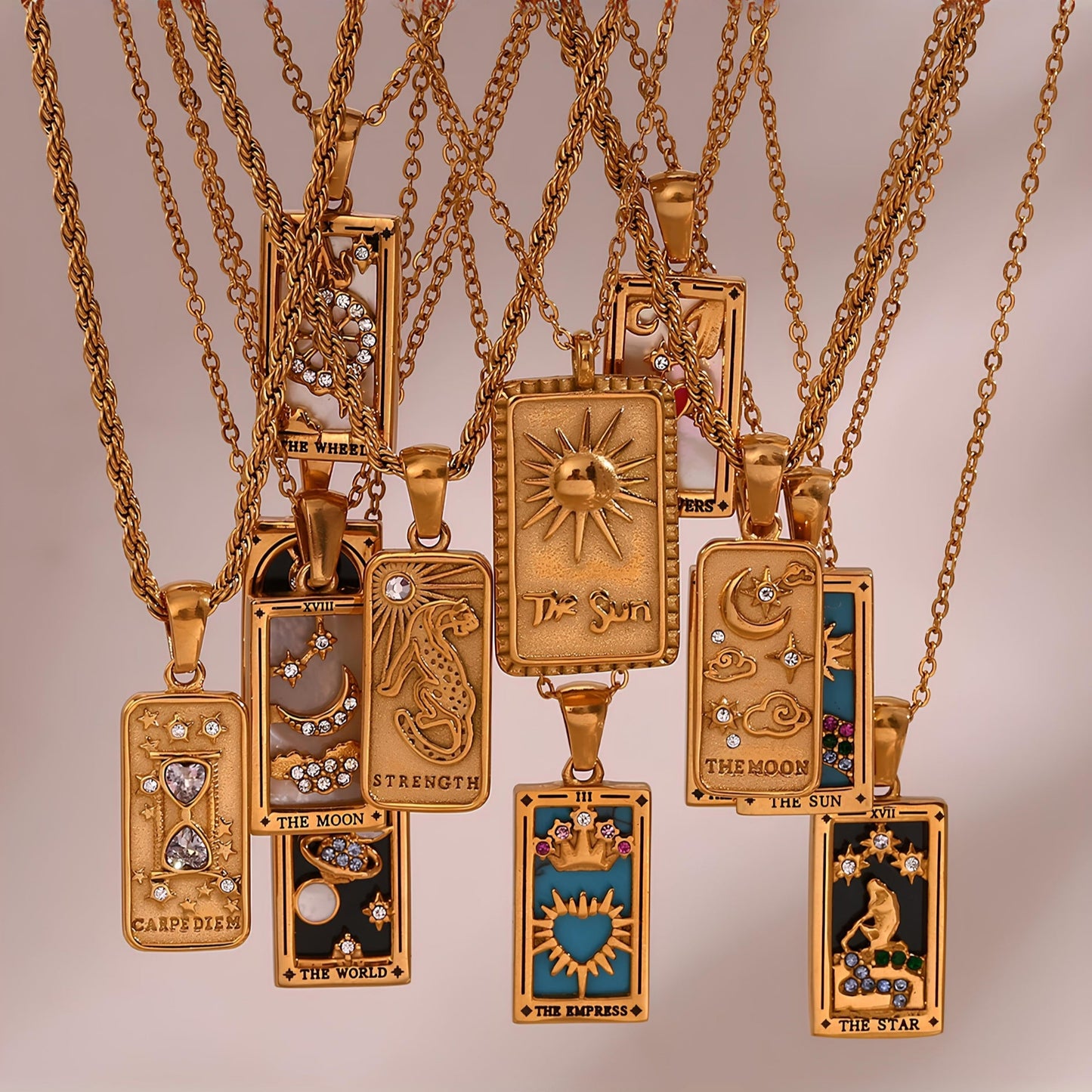 Tarot Card Necklace V1