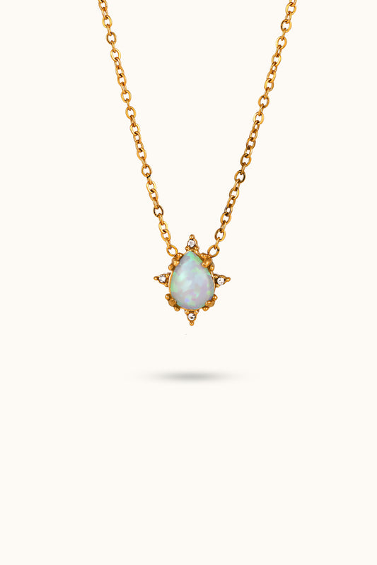 Teardrop Opal Necklace