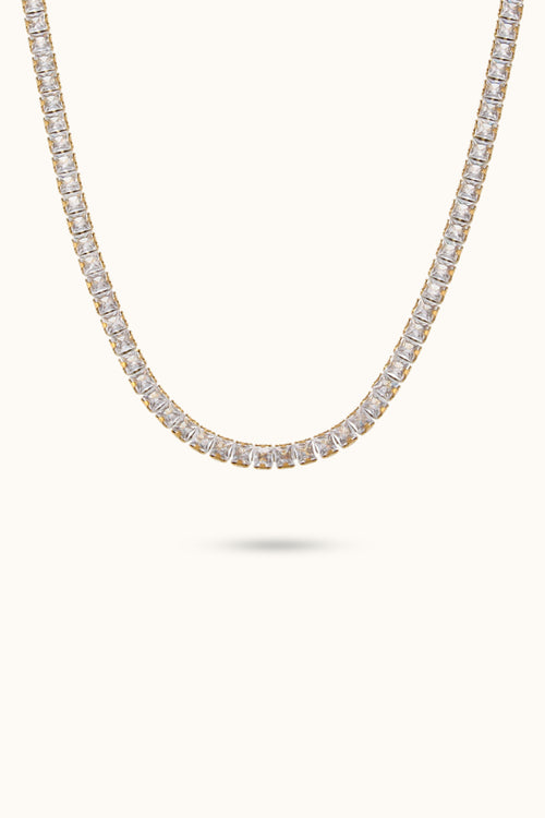 Tennis Diamond Chain Necklace
