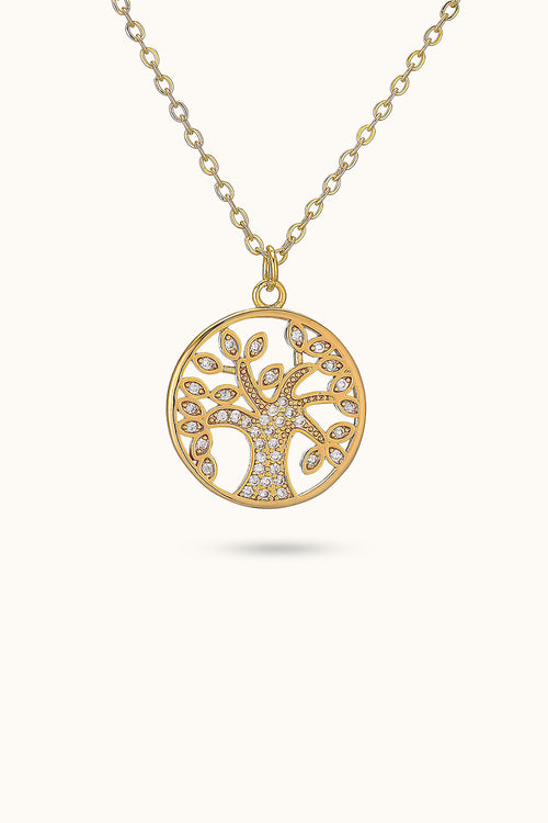 Tree of Life Diamond Pendant Necklace