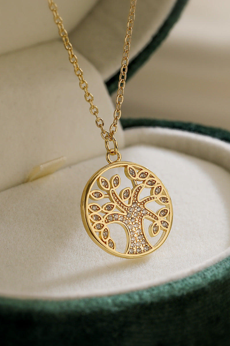 Tree of Life Diamond Pendant Necklace