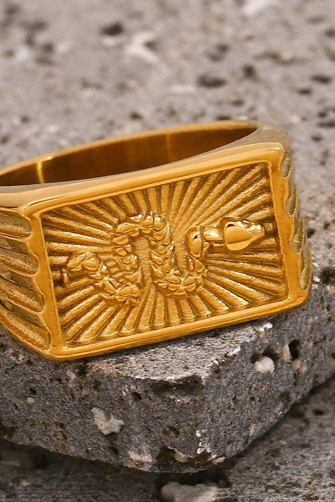 Vintage Square Snake Ring