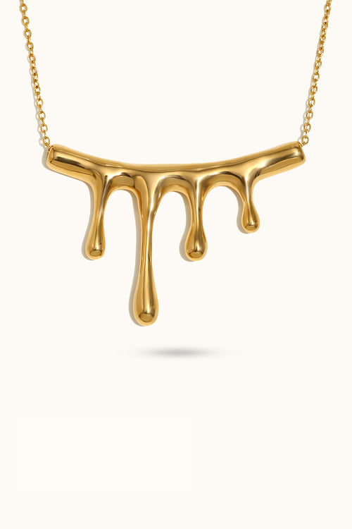 Waterfall pendant necklace