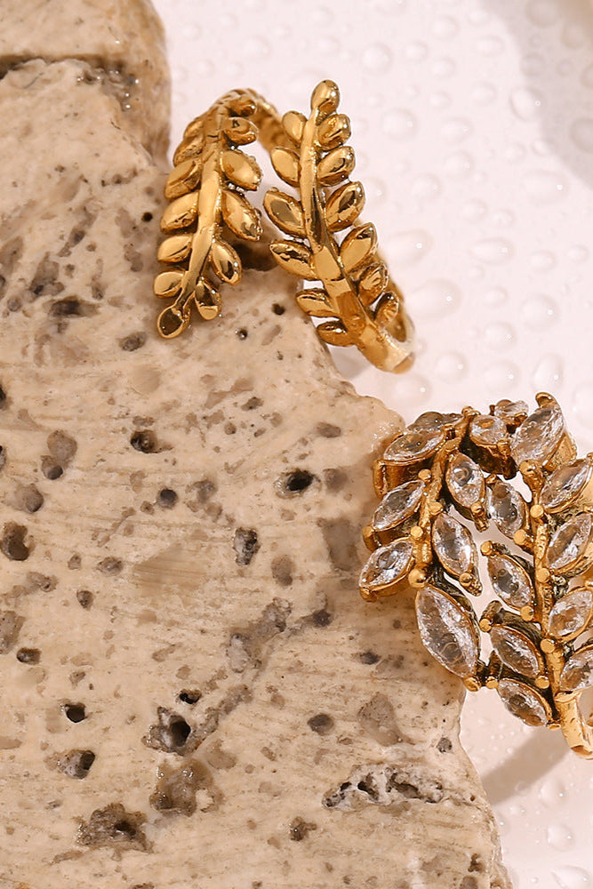 Branch Shape Open Ring